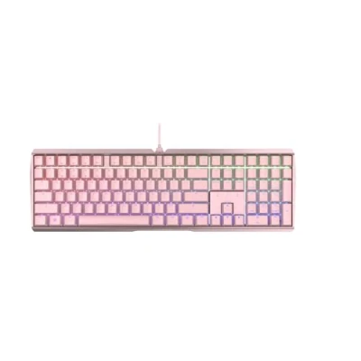 Abbildung von CHERRY MX BOARD 3.0 S, Mechanische Gaming Tastatur mit Kabel, EU Layout (QWERTY), Robustes Aluminium Gehäuse, RGB Beleuchtung, RED Switches, Pink