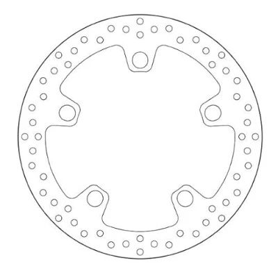 Abbildung von BREMBO Bremsscheibe Ø310mm Dicke: 4.5mm gelocht 68B407N0