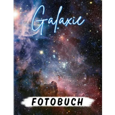 Abbildung von Galaxie Fotobuch: Entdecken Sie die Schönheit des Weltraums mit 40 bunten Seiten im Inneren Gag Geschenke White Elephant zum Stressabbau