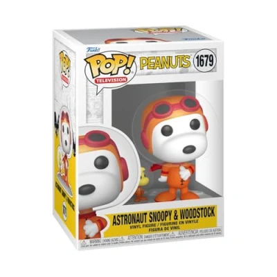 Abbildung von Funko Pop! Animation: Peanuts Space Snoopy Classic Vinyl Sammelfigur Geschenkidee Offizielle Handelswaren Spielzeug Für Kinder und Erwachsene Cartoons Fans