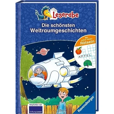 Abbildung von Die schönsten Weltraumgeschichten mit extra vielen Rätseln Leserabe ab 1. Klasse Erstlesebuch für Kinder 6 Jahren (Leserabe Sonderausgaben)