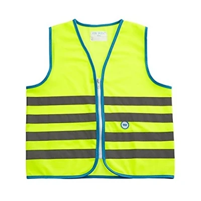Abbildung von Wowow Fun Warnweste für Kinder, grün fluoreszierend, Größe L (+10 J.)