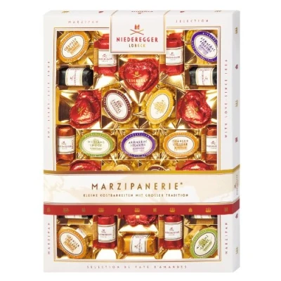 Abbildung von Niederegger Marzipanerie Pralinen mit Zartbitter Schokolade 400g
