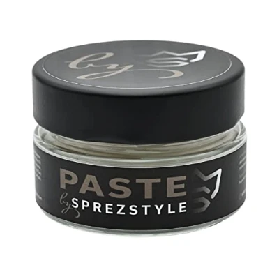 Abbildung von BySprezstyle Paste Haarwachs Männer Matt Natürliches Haar Wax Herren Fester Halt, sehr ergiebig, angenehmer Duft Haarwax Vegan Hair Clay Wachs Haarcreme 100ml