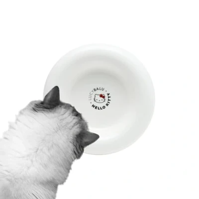 Abbildung von LucyBalu Futternapf DROP Katzennapf aus Porzellan Hello Kitty Edition