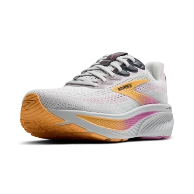 Abbildung von Brooks Ghost 17 Neutral Damen Laufschuh, Oyster/Aprikose/Rosa, 44.5 EU
