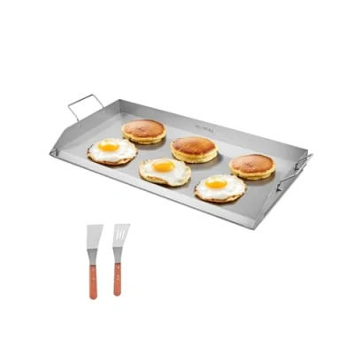 Abbildung von VEVOR Flache Grillplatte Grillpfanne Edelstahl BBQ Kochgeschirr 809x370mm