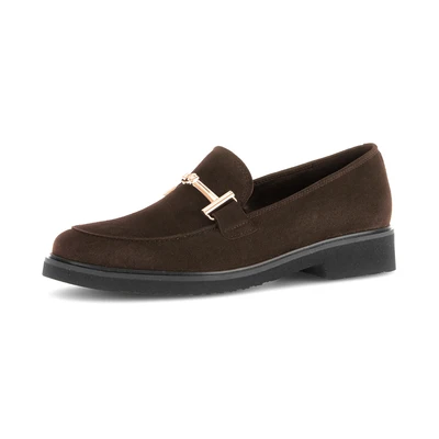 Abbildung von Gabor Loafer, Blockabsatz, Slipper, Businessschuh mit edler Zierspange