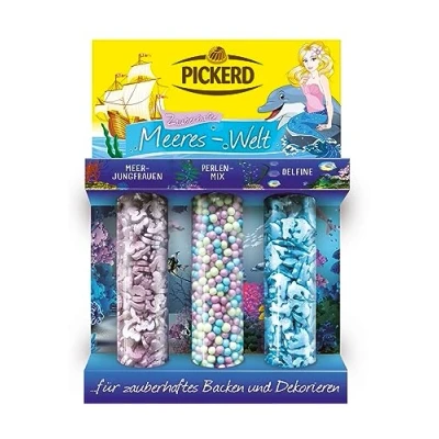 Abbildung von Pickerd Sea World Mermaid Mix Bunte Streusel 3 Stück, 70 g, Ungiftig