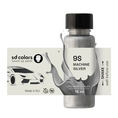 Abbildung von SD COLORS Neue lackstift MASCHINENSILBER 9S Reparatur KRATZEN 15 ml (Farbe)