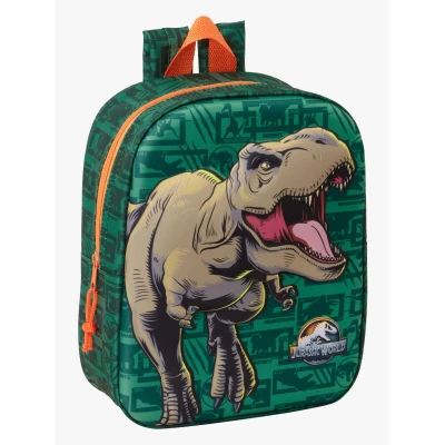 Abbildung von Safta JURASSIC WORLD 3D Kindergartenrucksack, anpassbar an den Wagen, einfache Reinigung, ideal für Kinder verschiedener Altersgruppen, bequem und vielseitig, Qualität Widerstandsfähigkeit, 22 x