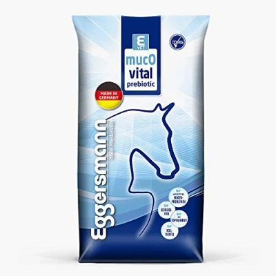Abbildung von Eggersmann Mein Pferdefutter E Vet mucOvital prebiotic getreidefrei 20 kg Prebiotisches Müsli für magenempfindliche Pferde Unterstüzt die Verdauung &amp; Darmflora Getreidefreies Ergänzungsfutter