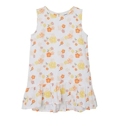 Abbildung von NAME IT Mädchen NMFHIFLOWER Spencer Kleid, Bright White, 98