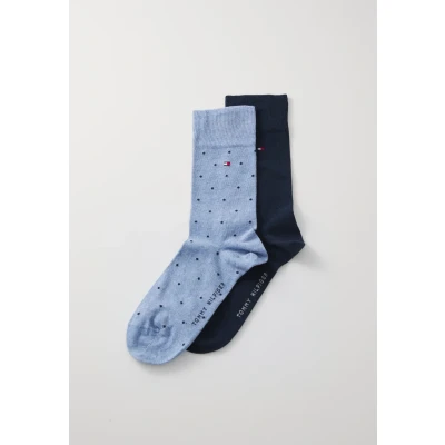 Abbildung von Tommy Hilfiger DOT 2 PACK Socken, Herren, Größe: 39 42, Light blue