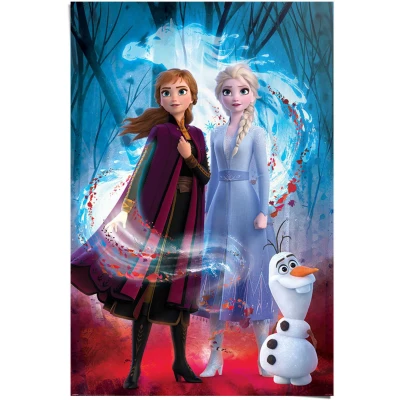 Abbildung von Reinders Poster &quot;Poster Frozen 2 Anna Elsa Olaf Disney&quot;, Film, (1 St.)