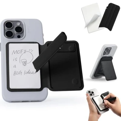 Abbildung von MOFT Snap Notizblock Handy Ständer, Magnetische Ständer Aktion Inspiration Kompatibel mit Magsafe, Inklusive Zwei Arten von und Unsichtbaren Stift