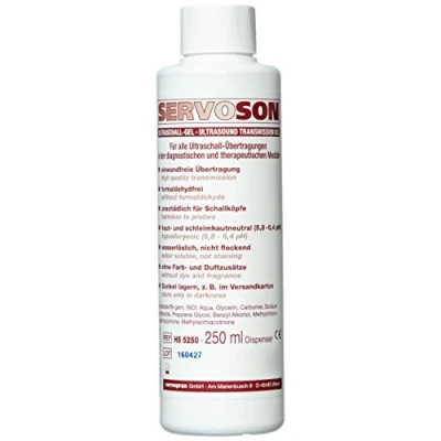 Abbildung von Servoprax H5 5250 Servoson Ultraschall Gel, 250 mL Dispenserflasche