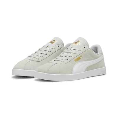 Abbildung von PUMA Club II Suede Sneakers Erwachsene Glacial Gray White Gold