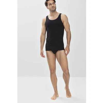 Abbildung von mey TANK Unterhemd/shirt, Herren, Größe: Medium, Schwarz