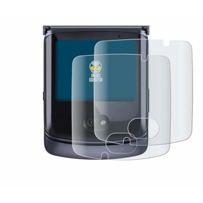 Abbildung von BROTECT Full Cover Schutzfolie Matt für Motorola Razr 5G 2020 (Vorderes Display) (2 Stück) Screen Displayschutz Folie, 3D Curved, Anti Reflex