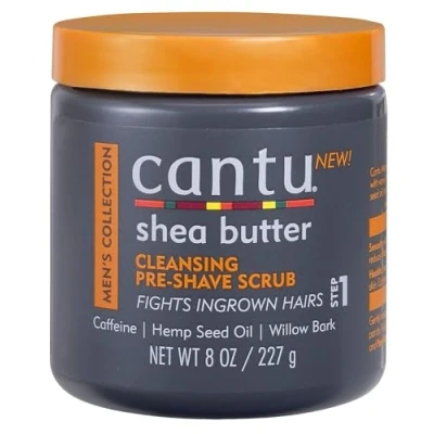 Abbildung von Cantu shea butter men&#039;s scrub cleaning pre shave 8oz/227g