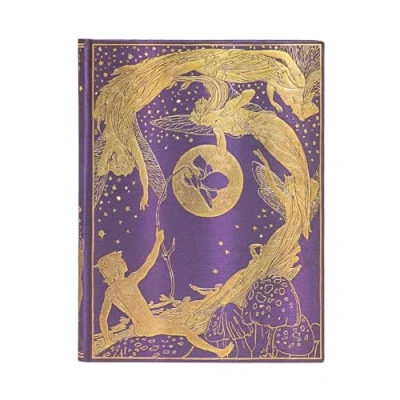 Abbildung von Paperblanks Violet Fairy Lang&#039;s Books Hardcover Ultra Lined Elastic Band Closure 144 Pg 120 GSM
