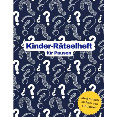 Abbildung von Kinder Rätselheft für Pausen. Großer Rätselspaß: das große Kinderbuch die Pausen Alter von 6 8 Jahren: Rätseln und spannende Knobeleien, ... &amp; Worträtsel Spaß Lernen Schulkinder