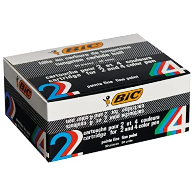Abbildung von BIC 11BIC400814809 Kugelschreibermine (schwarz, transparent)