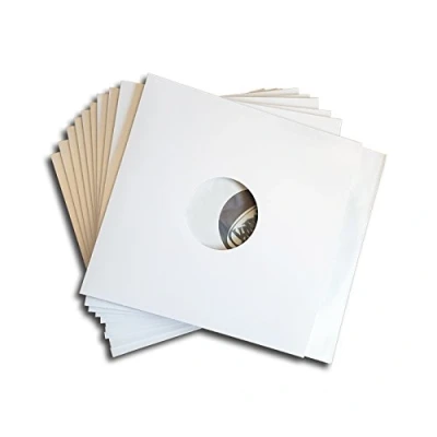 Abbildung von LP Schallplatten Cover Mittelloch weiß Protected (25 Stück)