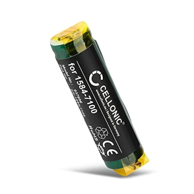 Abbildung von CELLONIC® Ersatz Akku 1584 7100 kompatibel mit Moser ChromStyle Ersatzakku 800mAh Batterie