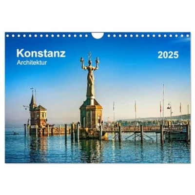 Abbildung von Konstanz Architektur (Wandkalender 2025 DIN A4 quer), CALVENDO Monatskalender