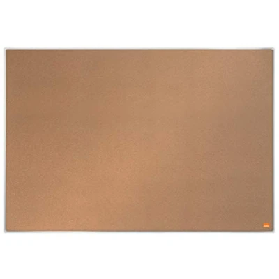 Abbildung von Nobo Kork Notiztafel, 900 x 600 mm, Schlanker Zielrahmen, Selbstheilende Korkoberfläche, InvisaMount Montagesystem, Impression Pro, Hellbraun, 1915230