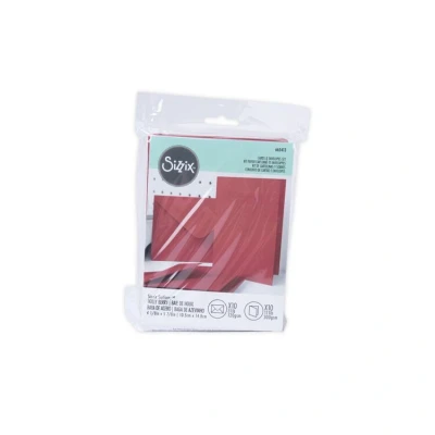 Abbildung von Sizzix Surfacez Karten und Umschlagpaket, A6, Holly Berry, 10PK, 665413, Papier, Multicolor, Einheitsgröße