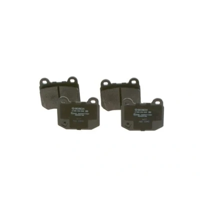 Abbildung von BOSCH 0 986 494 865 Bremsbelagsatz Low Metallic mit akustischer Verschleißwarnung Anti Quietsch Blech SUBARU: Forester IV