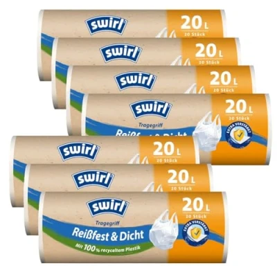 Abbildung von Swirl Müllbeutel 7x Tragegriff 20L (20 stk./Rolle)