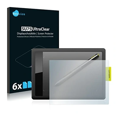 Abbildung von Savvies 6 Stück Schutzfolie für Wacom One s CTL 471 Displayschutz Folie Ultra Transparent