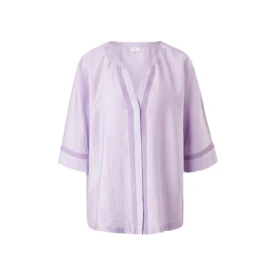 Abbildung von s.Oliver Black Label Hemdbluse, Damen, Größe: 34, Lavender