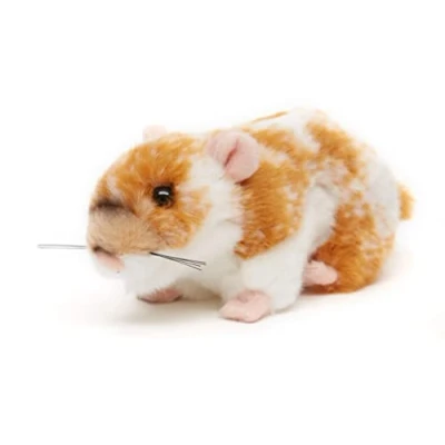 Abbildung von Uni Toys Kuscheltier Goldhamster, goldbraun 18 cm (Länge) Plüsch Hamster Plüschtier, zu 100 % recyceltes Füllmaterial