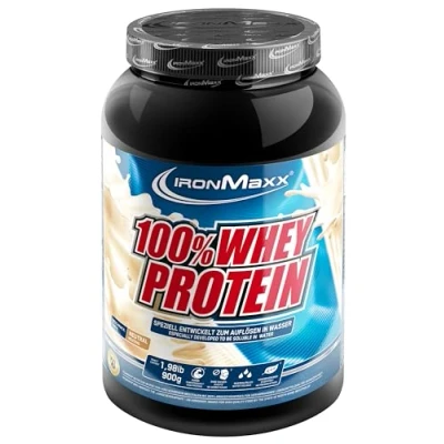 Abbildung von IronMaxx 100% Whey Protein Pulver Neutral 500g Beutel zuckerreduziertes, wasserlösliches Eiweißpulver aus Molkenprotein viele verschiedene Geschmacksrichtungen