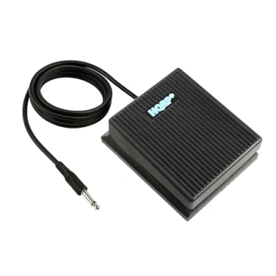Abbildung von HQRP Fußschalter Sustain Pedal für Alesis sr 16/sr 18/SR16/SR18 Portable CLASSIC Drum Machine Dämpfer + Untersetzer
