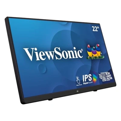 Abbildung von Viewsonic TD2230 54,6 cm (22 Zoll) Touch Monitor (Full HD, IPS Panel, HDMI, DP, USB 3.0 Hub, 4 Jahre Austauschservice) Schwarz