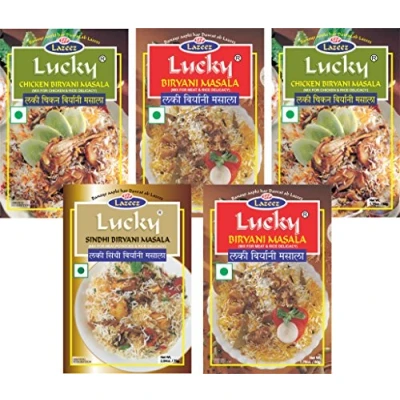 Abbildung von Lucky Masale 5 Graf Combo Biryani Masala, 1,76 oz