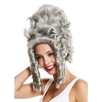 Abbildung von WIG ME UP VK 38 51 Perücke Damenperücke Theater Cosplay Barock Pompadour Marie Antoinette Gräfin Edelfrau Grau