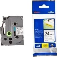 Abbildung von Brother TZe S251 (24 mm) Schwarz bis weiß Tape