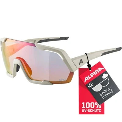 Abbildung von Alpina Rocket QV Cool/Grey Matt/Rainbow Fahrradbrille