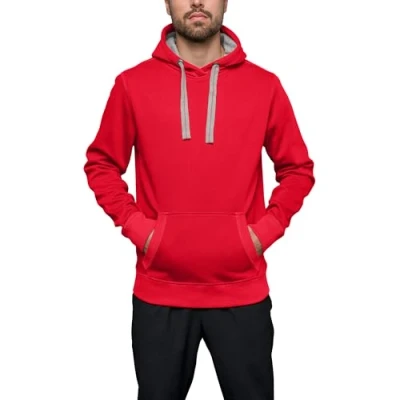 Abbildung von HRM Unisex Sweat Hoodie I Premium Kapuzenpullover für Damen &amp; Herren mit Kontrast Innenfutter Basic Pullover Hochwertige nachhaltige Kleidung