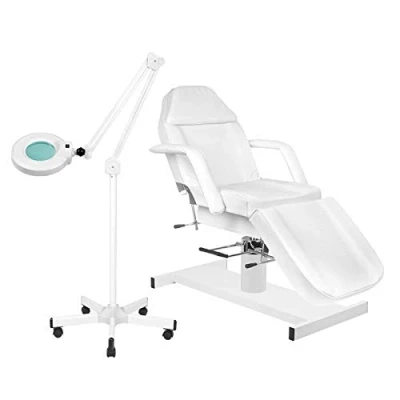 Abbildung von Activeshop Set Kosmetikliege Massageliege Massagetisch Massagestuhl 210 + Lupenleuchte LED S5