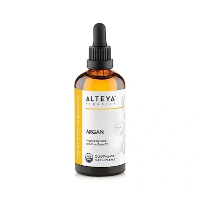 Abbildung von Alteya Bio Arganöl 100 ml 100% USDA zertifiziertes Reines Natürliches Kaltgepresstes Argan Trägeröl Nährstoff und Feuchtigkeitsspendende Premium Hautpflege mit therapeutischer Qualität