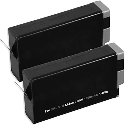 Abbildung von 2X Akku kompatibel mit ACBAT 001 für GoPro Max Actioncam [1400mAh 3.85V Li Ion 100% kompatibel]