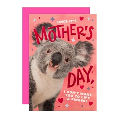 Abbildung von Hallmark Muttertagskarte, lustiges Koala Design, 25562849